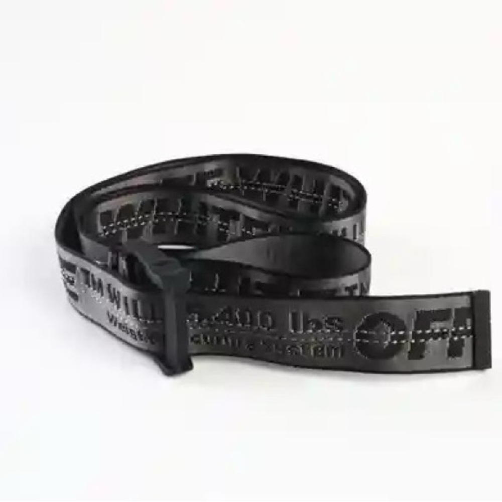 Off-White Industrial Belt (Dark Gray)